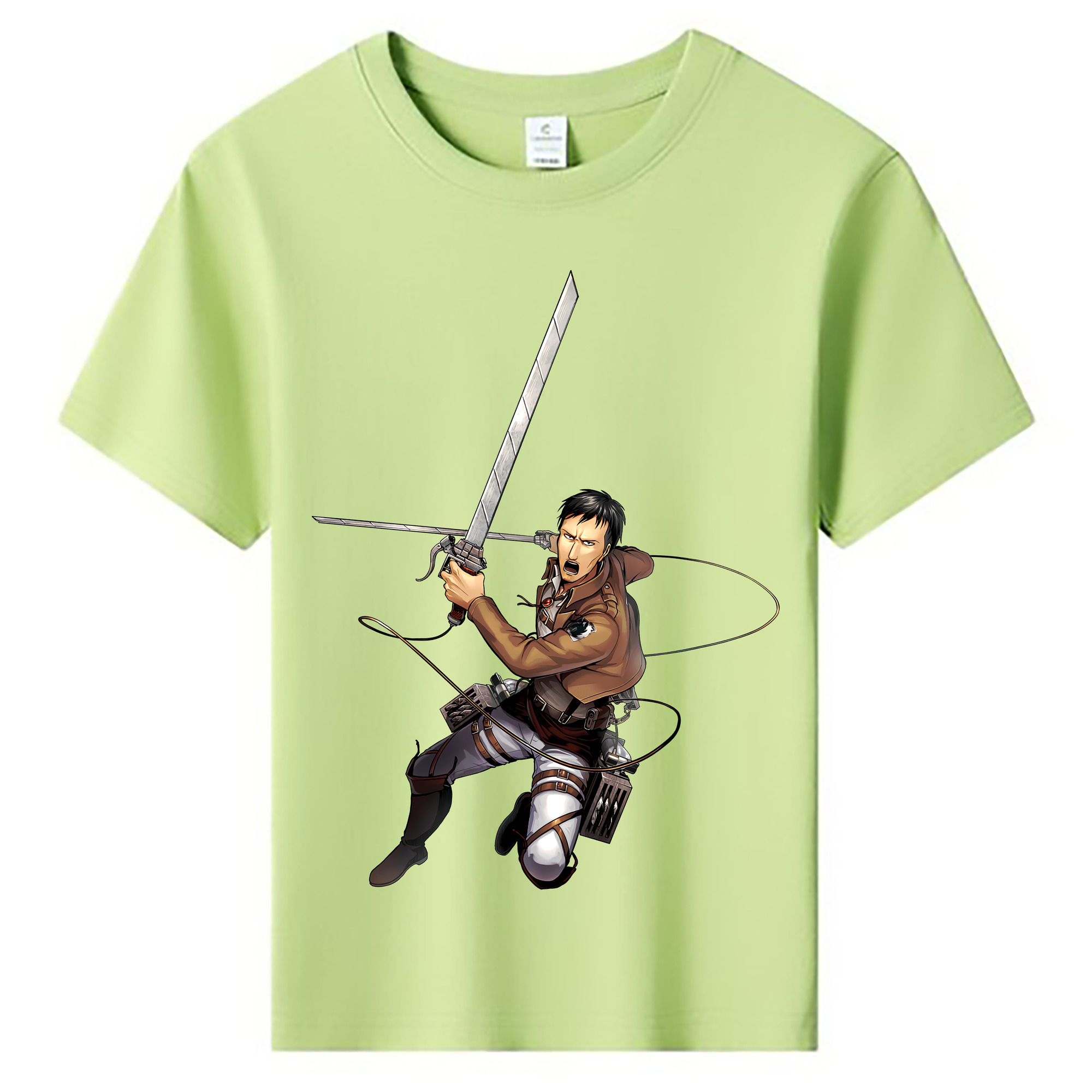 （画像用） 進撃の巨人 Attack on Titan 綿100％キッズTシャツ（フロントプリント）
